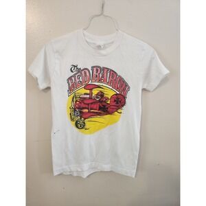 Vintage The Red Baron Kids Shirt Royal Knight Size 14 Made In USA‎ Single Stitch